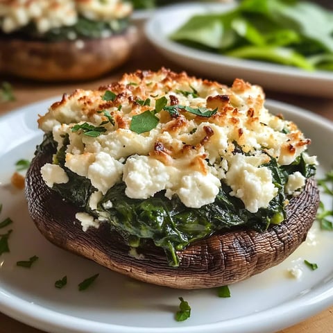 Easy Stuffed Portobello Mushrooms Recipe
