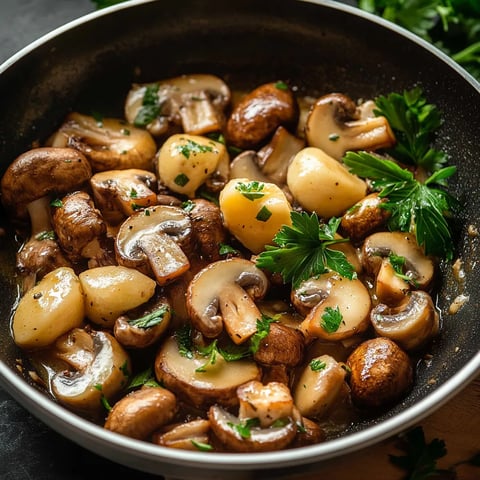 Easy Garlic Butter Sautéed Mushrooms Recipe