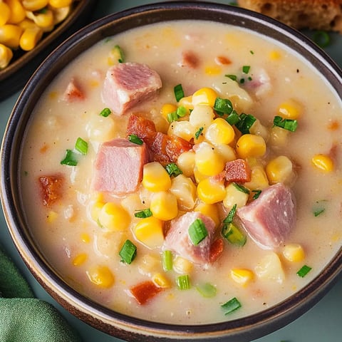 Easy Ham and Corn Chowder Recipe