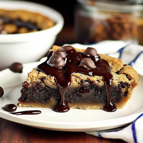 Easy Deep Dish Cookie Pie Recipe