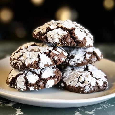 Easy Chocolate Crinkle Cookies Recipe
