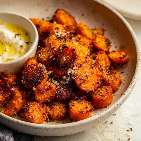 Parmesan Crusted Carrots Recipe