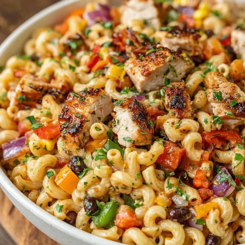 BBQ Chicken Pasta Salad