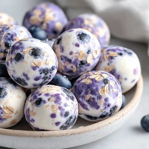 Blueberry Cheesecake Protein Bites