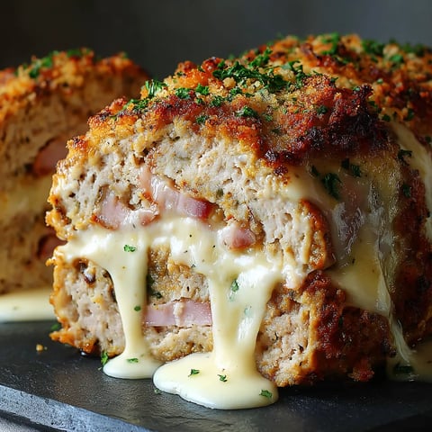 Chicken Cordon Bleu Meatloaf
