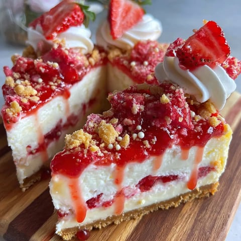 Strawberry Crunch Cheesecake Chunks