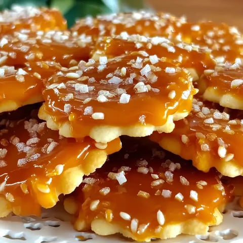 Salted Caramel Cracker Bites