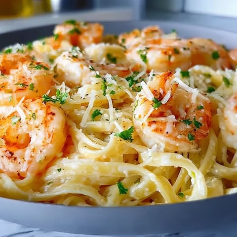 Shrimp Alfredo Pasta