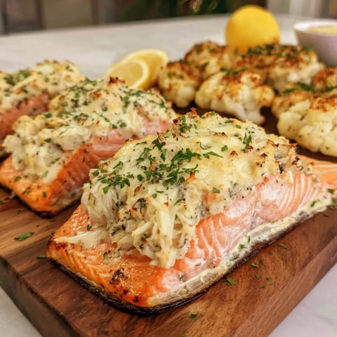 Crab Filled Smoked Salmon.