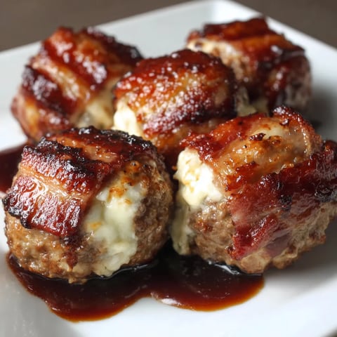 Crispy BBQ bacon cheese bombs served on a dish.