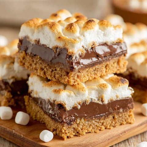A stack of s'mores bars.