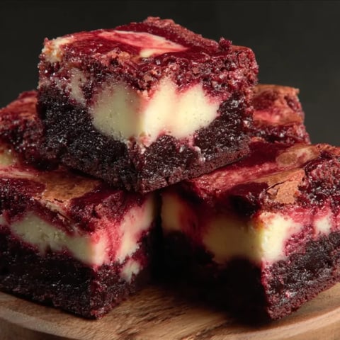 Small Batch Red Velvet Cheesecake Brownies.