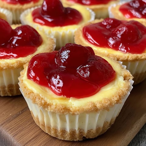 Cherry Cheesecake Cupcakes.
