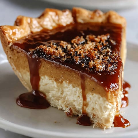 A slice of bourbon brûlée pumpkin pie.